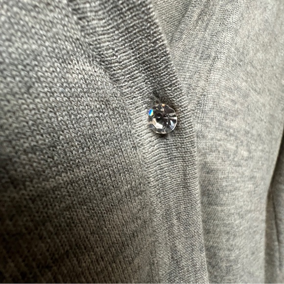 Anne Klein Classic Gray Cardigan - Picture 7 of 12